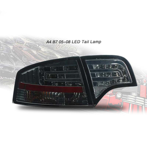 Adapté pour la modification du groupe d'éclairage arrière Audi <span class=keywords><strong>A4</strong></span> <span class=keywords><strong>B7</strong></span>, modèle 05-08, feu arrière LED <span class=keywords><strong>A4</strong></span> <span class=keywords><strong>B7</strong></span>, feu stop - Product Image 1