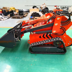 จัดส่งฟรี เครื่องมินิสกิดสเตียร์ 380 480 รถตักขนาดเล็กสำหรับฟาร์มและสวน - Product Image 3
