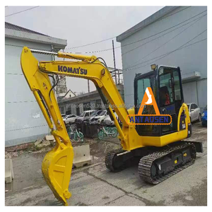 Excavatrice Komatsu d'occasion PC56-7 d'origine japonaise de bonnes performances avec moteur Yanmar, pompe de boîte de vitesses à bas prix - Product Image 1