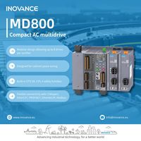 Variateur de fréquence multi-usages INOVANCE série MD800 monophasé/triphasé pour l'impression, l'emballage, l'industrie agroalimentaire, etc.