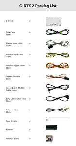 CUAV C-RTK <span class=keywords><strong>2</strong></span> PPK: Высокоточная система RTK (референсный точный космический трекер) для дронов, модуль базовой и роверной станции GNSS/GPS, производство Китай - Product Image 6