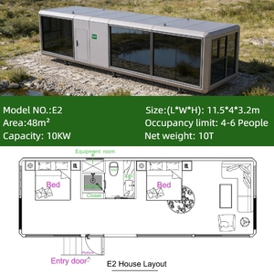 Casa Móvil con Diseño Innovador de Cápsula Espacial Personalizada, con Dormitorio y Cocina, Casa Móvil de Alta Calidad para Villa - Product Image 3