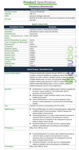 Bicarbonato di Potassio ad Alta Purezza 99% Grado Alimentare KHCO3 Polvere Bianca per Additivi Alimentari e Fertilizzanti Agricoli Prezzo di Fabbrica - Product Image 2