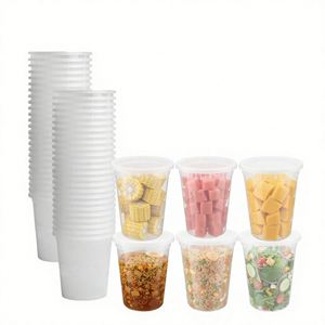 Conteneur de rangement en verre et plastique pour cuisine moderne, support en bois artisanal empilable pour la conservation de la fraîcheur des aliments - Product Image 1