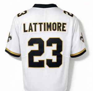 Maillot de football des Saints # 41 Kamara # 4 Carr # 9 # 23 Lattimore Collection de maillots de joueur cousus pour hommes - Product Image 2
