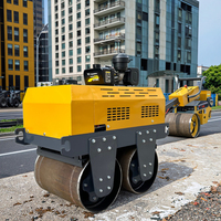 Rouleau compresseur diesel 550 kg 850 kg, mini-rouleau compact à conducteur marchant à pied, à vendre