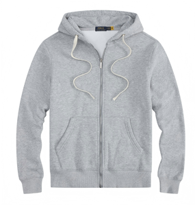 Sudadera con Capucha de Alta Calidad, Informal, de Moda, <span class=keywords><strong>Ralph</strong></span> <span class=keywords><strong>Lauren</strong></span>, 100% Algodón, Impermeable, Ecológica, para Hombre, con Cierre, Deportiva, Holgada, para Correr - Product Image 1