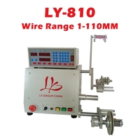 Machine à bobiner automatique pour transformateurs, modèle LY 810, pour fils de 0,03 à 1,5 mm, 220 V, prise EU