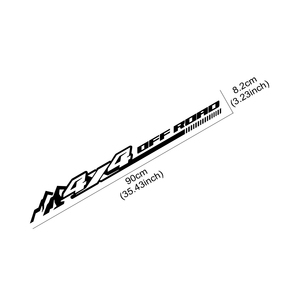 <span class=keywords><strong>Autocollant</strong></span> universel pour pare-brise de <span class=keywords><strong>voiture</strong></span> tout-terrain 4x4, impression personnalisée, imperméable, style sport, amovible sans résidus - Product Image 2