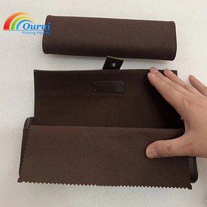 Eco-friendly <b>watch</b> box Water resistant perfume box Custom logo gift packaging Leather insert <b>watch</b> <b>case</b> - Product Image 6