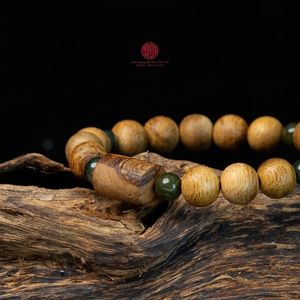 Pulsera de Agarwood Auténtica para Niños, Pulsera de Madera de Oud Natural con Cuentas de la Suerte Espirituales de Alta Calidad - Product Image 4