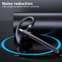 Auriculares Inalámbricos BT 5.4 con Micrófono para Llamadas Manos Libres, Cancelación de Ruido, Resistentes al Agua IPX4, 48 Horas de Reproducción, Auriculares Empresariales YYK-526