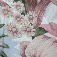 Tissu polyester imprimé nano en relief 3D pour la literie, housse de couette