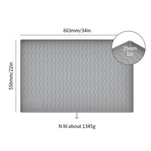 <span class=keywords><strong>Protector</strong></span> de Gabinete de <span class=keywords><strong>Cocina</strong></span> y Baño, Alfombrilla Protectora de Silicona Flexible Impermeable para Debajo del Fregadero - Product Image 6