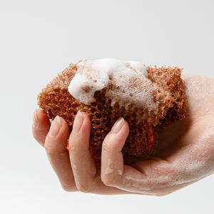 Vente en gros en stock pochette de sac de savon en nylon filet africain 8 couleurs Ghana éponge <span class=keywords><strong>bain</strong></span> exfoliant sac de douche avec cordon de serrage - Product Image 4