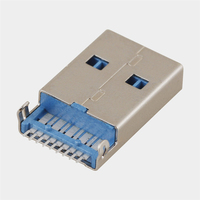 USB 3.0 Typ A Stecker 9-Pin SMT SMD Hochgeschwindigkeits-Datenübertragungsanschluss Ladebuchse USB 3.0 Steckverbinder zum Löten