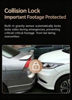 Caméra embarquée pour Chery Jetour X90 PLUS ; Fixation sur rétroviseur ; Conception sans écran ; Comprend une carte mémoire de 128 Go