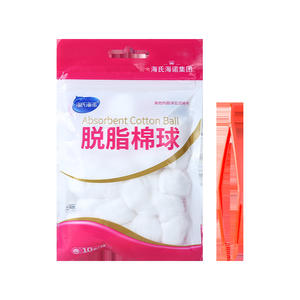 Bolas de Algodón Desengrasadas Hynaute, Bolsa de 10g, Absorbentes para Uso con Yodo o Alcohol - Product Image 3