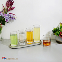 400ml PC verre droit en plastique incassable longue boisson jus whisky tasse pour bar hôtel et fête utilisation