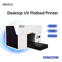 Impresora UV de Cama Plana, Impresora UV para Botellas, Máquina de Impresión de Tamaño A4 A3, Impresora UV Comercial