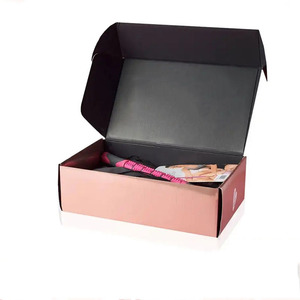 Caja de Regalo Plegable Personalizada para Envíos de <span class=keywords><strong>Shein</strong></span>, con Forro de Esponja, Laminación Mate, Recubrimiento UV, Impresa, para Ropa - Product Image 1
