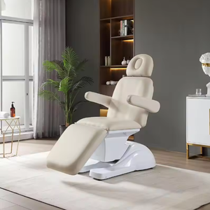 Luxury 3 Motors Spa Salon <b>Adjustable</b> Height Treatment Electric Massage <b>Table</b> Beauty Facial Bed Cosmetic Chair - Product Image 3