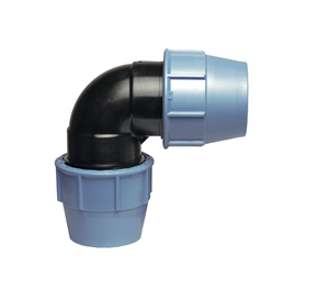 Qualité industrielle 50 MM PP MDPE Compression directe Exportateur en gros Raccords de tuyauterie lisses haute pression Coude égal de haute qualité - Product Image 4