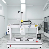 Robot distributeur de colle électrique automatique CNC de bureau à 3 axes de haute précision pour autocollants en relief à colle thermofusible, cartons et bois