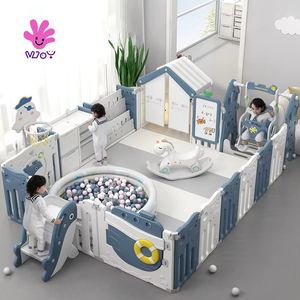 Parc pour bébés <span class=keywords><strong>Master</strong></span> Style Para Bebe Cartoon Corsair Indoor Hdpe Activity Center Grand parc pour bébés avec barrière de sécurité - Product Image 1