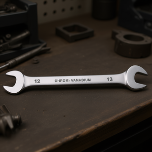 Llave Fija Cromada Fervi 12x13mm, Cromo Vanadio Pulido Espejo - Product Image 3