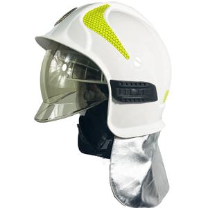 หมวกกันน็อคดับเพลิงแบบเต็มหน้าชนิด EU ได้รับการรับรองจาก CE มาตรฐานที่เป็นไปตาม NFPA สำหรับโครงสร้างการดับเพลิง - Product Image 3