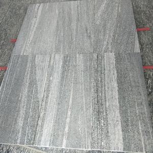 Samistone Nero <span class=keywords><strong>Santiago</strong></span> Grey 600*450*30mm Azulejos de granito negro Piedra Diseño moderno para taller Villa Park Driveway Pavers - Product Image 1