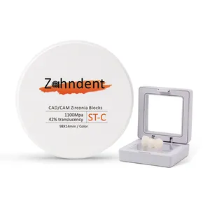Zahndentr पाजी अभियान zirconia ब्लॉक कीमत सिरेमिक डिस्क खाली दंत अनुसूचित जनजाति zirconia ब्लॉक दंत चीनी मिट्टी ब्लॉक