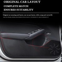 4 pièces de protections anti-chocs pour portières en fibre de carbone pour Toyota Corolla 2014-2026, anti-salissures, anti-rayures, accessoires de voiture