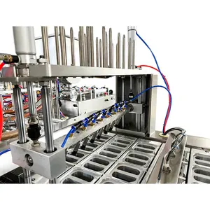Fill And Seal Cups Machine Shanghai Joygoal Fruit Juice Production Line/water Cup Jam Filling Sealing Machine