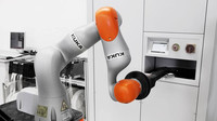 Robot collaboratif automatique KUKA LBR IIWA 7 R800, cobots légers avec moteur et PLC, charge utile de 7 kg pour les travaux d'assemblage délicats