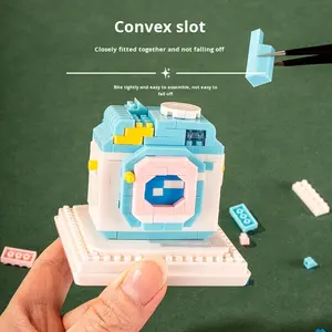 ชุดบล็อกประกอบไมโครแกรนูล ชุดบล็อกสร้างสรรค์เพื่อการศึกษา DIY ทำจากพลาสติก ABS เครื่องสร้างแสงและเงา - Product Image 3