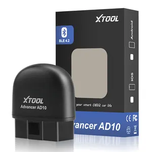 थोक स्कैनर obd-2022 XTOOL AD10 OBD2 निदान स्कैनर OBD 2 कार इंजन कोड रीडर निदान स्कैनर उपकरण के साथ एंड्रॉयड आईओएस विंडोज x उपकरण