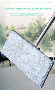 Xô Lau Cây Lau Nhà Cây Lau Nhà Ma Thuật Khô Có Thể Tháo Rời Có Tay Cầm Bằng Thép Không Gỉ Cây Lau Nhà Vệ Sinh Phẳng Không Cần Dùng Tay - Product Image 3