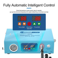 Kit combiné Sunshine 7 pouces 3 pièces : Machine à plastifier LCD L3 Mini Airbag et Machine de débullage S-978C avec compresseur d'air intégré