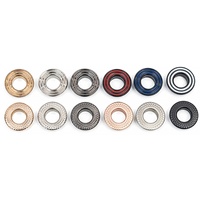 Œillets métalliques personnalisés avec logo d'usine, en acier inoxydable de 3 mm, 4 mm, 5 mm pour vêtements