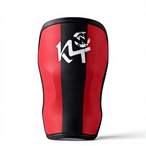 KLTW INT'L Protectores de Espinilleras de Tela de Algodón, Ligeros, Protección Básica, Carcasa de PP Duradera, para Kickboxing, Adultos, Todas las Estaciones, Coloridos - Product Image 1