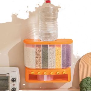 Conteneur alimentaire en plastique PP écologique simple de 20 kg, compatible lave-vaisselle, avec couvercle à clipser, grande capacité, boîte de rangement pour la cuisine - Product Image 4