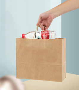 Borsa Personalizzata per Confezioni <span class=keywords><strong>Regalo</strong></span>, Sacchetto per Asporto di Cibo e Tè al Latte - Product Image 3