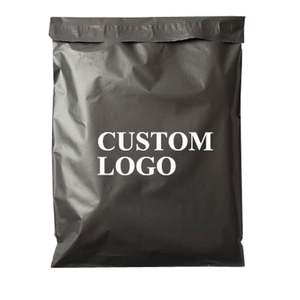 Sac d'expédition en plastique écologique personnalisé avec logo, compostable, grand emballage biodégradable pour vêtements - Product Image 1