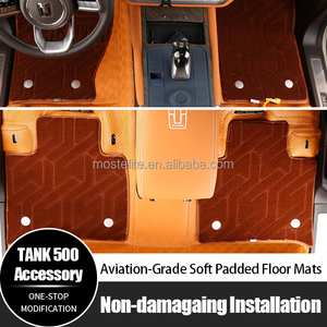Alfombrilla de <span class=keywords><strong>Piso</strong></span> de Cuero Impermeable de Doble Capa para GWM Tank 500, <span class=keywords><strong>Venta</strong></span> Caliente de Fábrica - Product Image 2