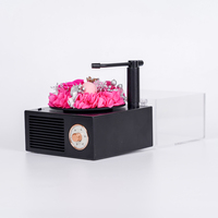 Speaker Bluetooth Kreatif tahan lama, Phonograph bunga diawetkan, hadiah Bagus Untuk Teman/Anak