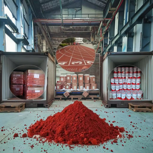 Màu sắc không phai Hot Bán Oxit sắt màu đỏ 130 bê tông sắc tố cho màu bê tông lát sân vườn đường gạch khối - Product Image 2