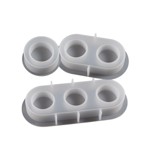 Stampo in Silicone Multicavità Portacandele Circolare di Alta Qualità in Resina per Decorazione Casa e Artigianato Fai-da-Te in Resina - Product Image 3