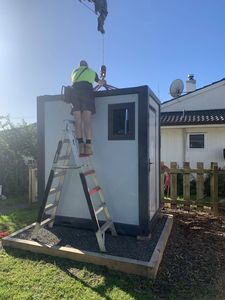 Servizi igienici portatili di lusso moderni servizi igienici <span class=keywords><strong>mobili</strong></span> cabina esterna blocco bagno prefabbricata doccia WC portatile - Product Image 6